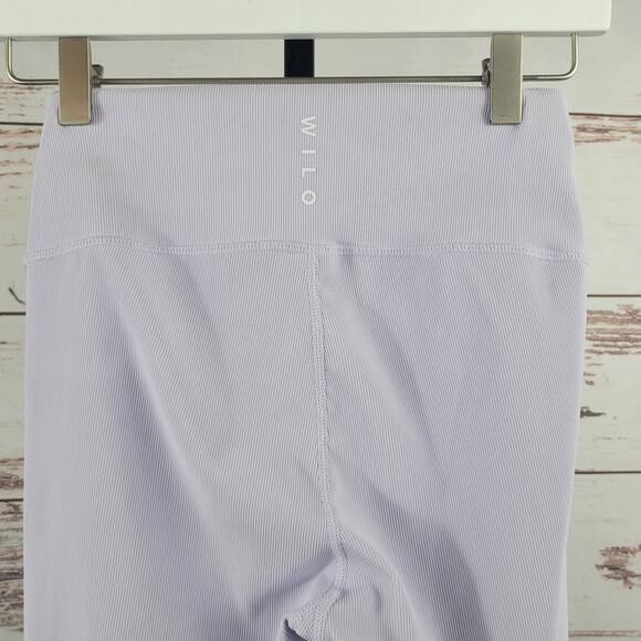Wilo Base Ribbed 7/8 Legging Lilac Size Medium - Picture 6 of 6